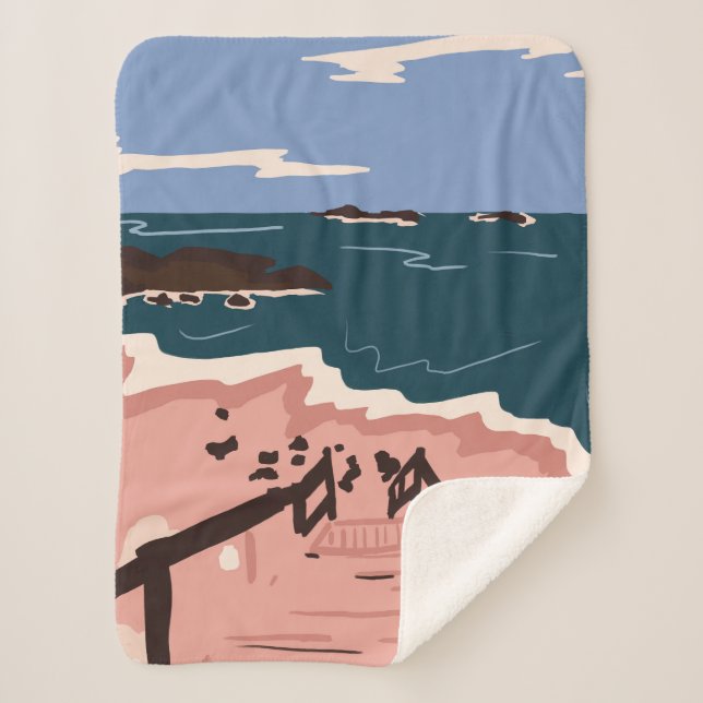 Manta Sherpa Ocean Blues (Anverso)