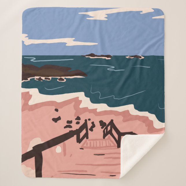 Manta Sherpa Ocean Blues (Anverso)