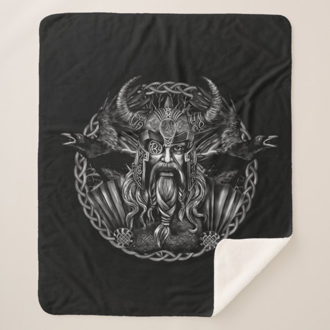Manta Sherpa Odin y el suyo ravens Huginn y Muninn (Anverso)