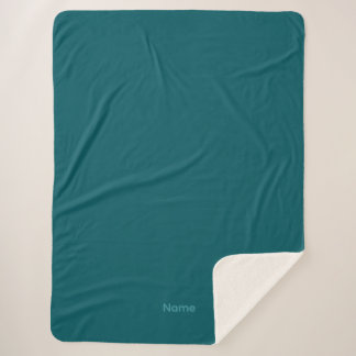 Manta Sherpa Oh Wow No Lo Puedo Creer Verde Azulado