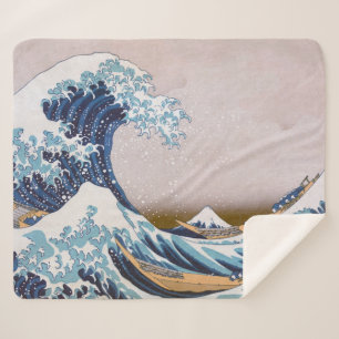 Manta Sherpa Ola de tsunami La gran ola frente a Kanagawa Japón