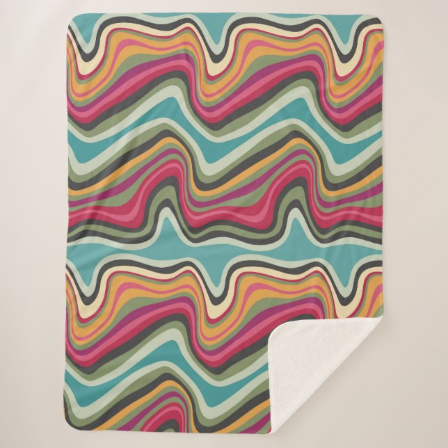 Manta Sherpa ola retro MANA (Anverso)