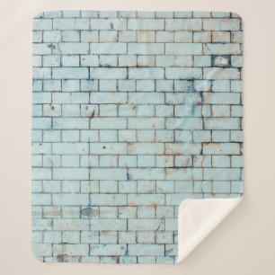 Manta Sherpa Old dirty white brick wall backgroundabstract, age