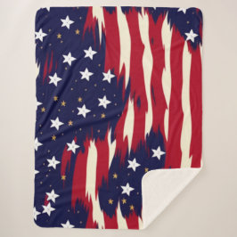 Manta Sherpa Ondas patrióticas