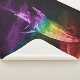 Manta Sherpa Orgullo de tiburón 3 tamaños