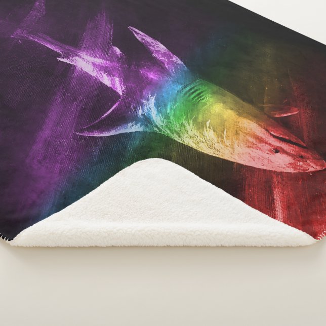 Manta Sherpa Orgullo de tiburón 3 tamaños (3/4)