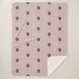 Manta Sherpa Orgullo Unido Orgullo Futuro Sherpa Blanket