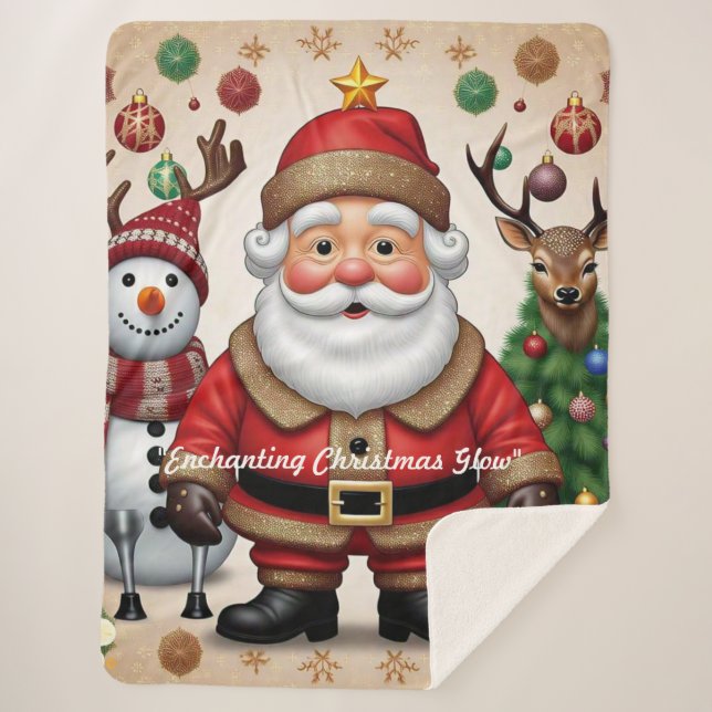 Manta Sherpa "Ornamented Tree" (Anverso)