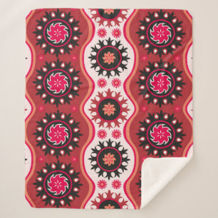 Manta Sherpa Ornamento oriental tradicional sin fisuras