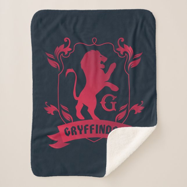 Manta Sherpa Ornate GRYFFINDOR™ House Escudo (Anverso)