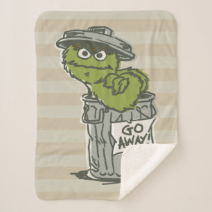 Manta Sherpa Oscar el Vintage de Grouch