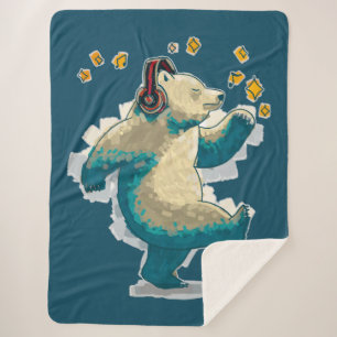 Manta Sherpa Oso de baile