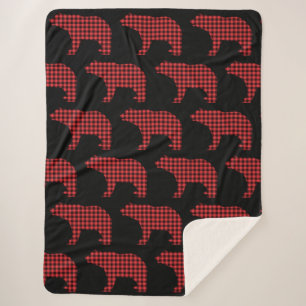 Manta Sherpa Oso de relleno de búfalo