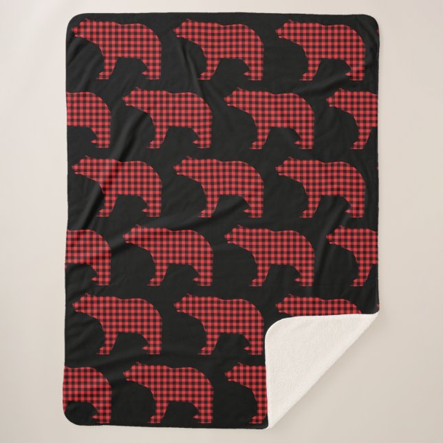 Manta Sherpa Oso de relleno de búfalo (Anverso)