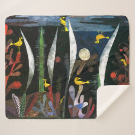 Manta Sherpa Paisaje con aves amarillas | Paul Klee |