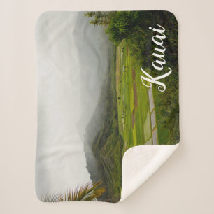Manta Sherpa Paisaje exuberante de Kauai Hawaii