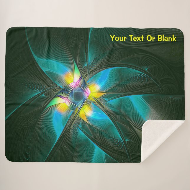 Manta Sherpa Pájaro de Paradsie (Anverso (horizontal))