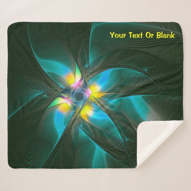 Manta Sherpa Pájaro de Paradsie (Anverso (horizontal))