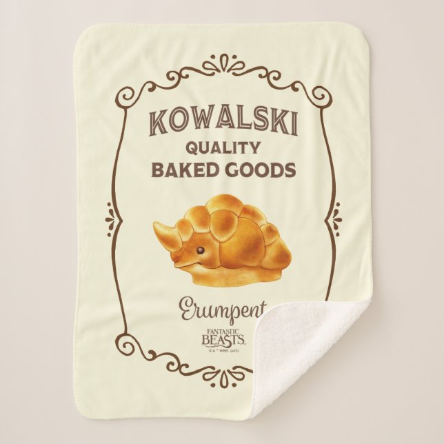Manta Sherpa Panadería Kowalski - Erumpent (Anverso)