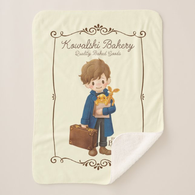 Manta Sherpa Panadería Kowalski - Newt Scamander (Anverso)