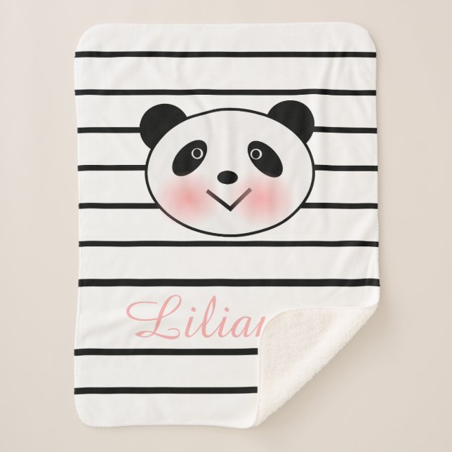 Manta Sherpa Panda Bear (Anverso)