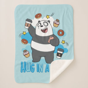 Manta Sherpa Panda Bear - Hug in a Mug!