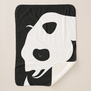 Manta Sherpa Panda Bear Sherpa Blanket