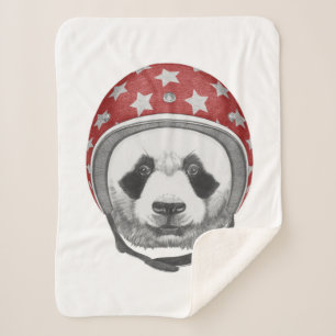 Manta Sherpa Panda del temerario