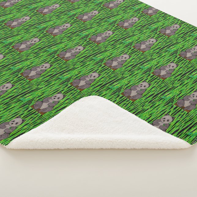 Manta Sherpa Panda - Sherpa Blanket (3/4)