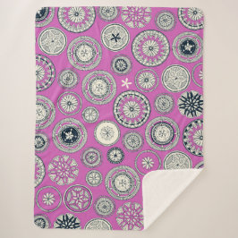 Manta Sherpa pango magenta