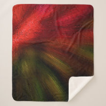 "Pantalla de color y textura" Sherpa Blanket