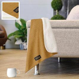 Manta Sherpa Pañuelos de punto grande - Amarillo de miel tus in