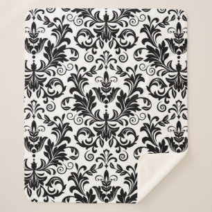 Manta Sherpa Papel de escritorio de estilo barroco. Backgr sin