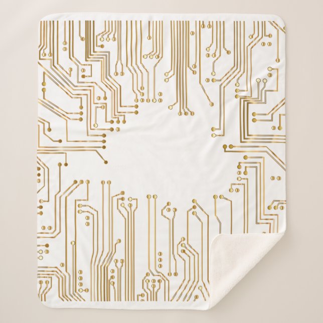 Manta Sherpa Papel de fondo del panel de circuitos (Anverso)