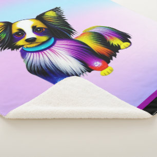 Manta Sherpa Papillion Pop Art Pastel