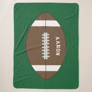 Manta Sherpa Paquete de fútbol personalizado