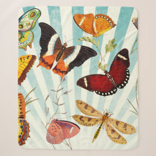 Manta Sherpa Paraíso de cosecha de mariposa