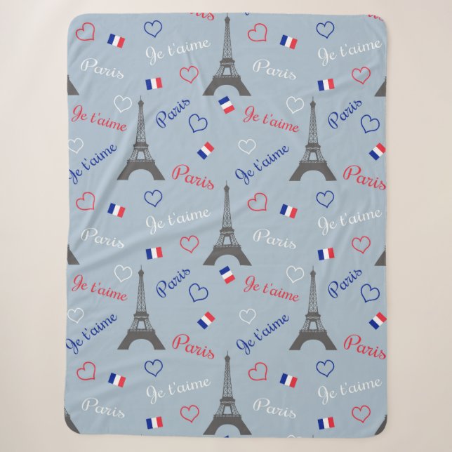 Manta Sherpa París (Anverso)