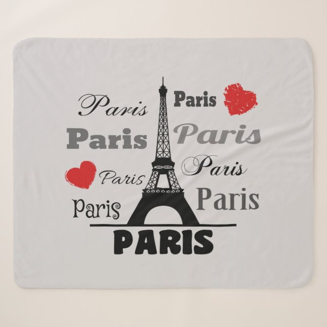 Manta Sherpa París (Anverso (horizontal))