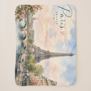 Manta Sherpa París Francia Torre Eiffel río Sena 