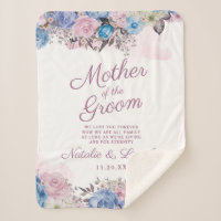Parisiense Charm Blue y Madre Rosa del Groom