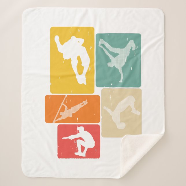 Manta Sherpa Parkour Freerunner Traceur Retro Freerunning (Anverso)