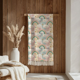 Manta Sherpa Pastel Clouds Blanket Sherpa Hug for Little Stars