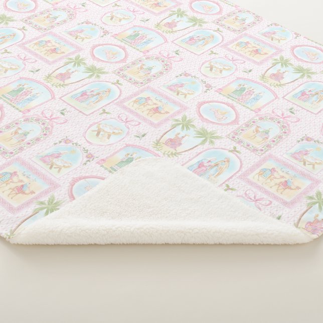 Manta Sherpa Pastel Nativity Scenes (3/4)