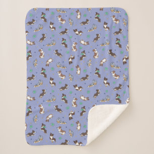 Manta Sherpa Pastor Australiano Jugando Diversión