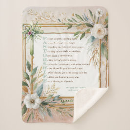 Manta Sherpa ✝️ Pastor's Wife Wives regalo de agradecimiento