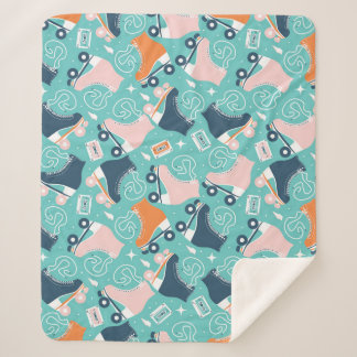 Manta Sherpa Patines Retro Roller: Cassette Vintage