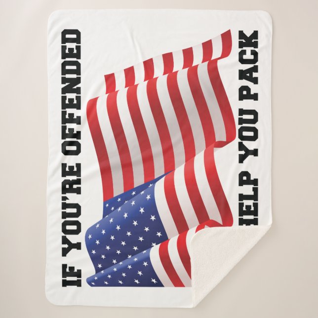 Manta Sherpa Patriota estadounidense (Anverso)