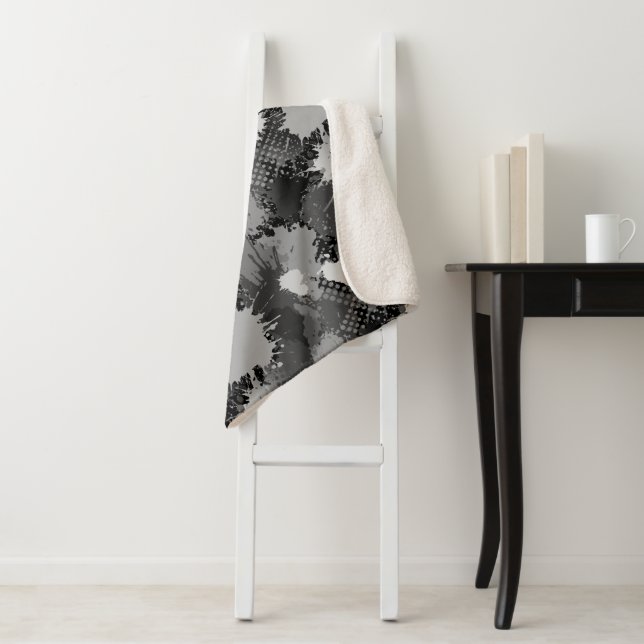 Manta Sherpa Patrón 2 de pintura (In situ)