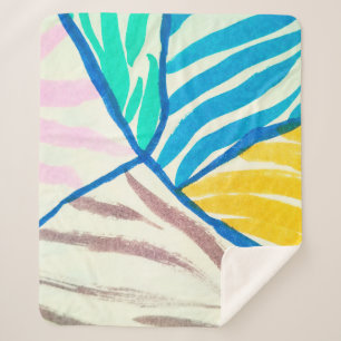 Manta Sherpa Patrón Art Déco Sin Maravillas. Bba minimalista 
